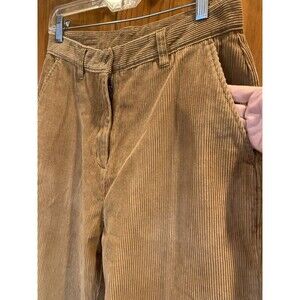 Woolrich Women’s Wide Wale Corduroy Pants Clove Sz 8 Fall Autumn Winter 29"x 28"